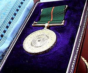 File Photo of Ashok Chakra Award.