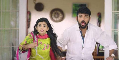 A screengrab from Mannar Vagaiyara's trailer.