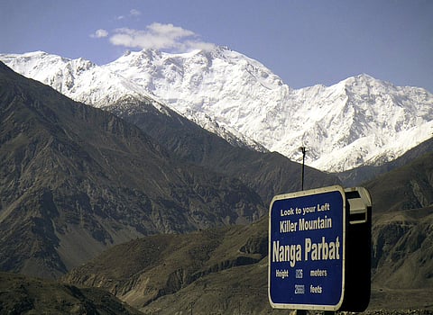 In this May 4, 2004 file photo, Nanga Parbat, the ninth highest mountain in the world, is seen in Pakistan's northern area. | AP