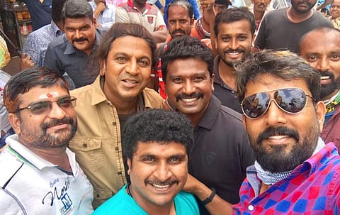 The Villain team with director Prem | Twitter