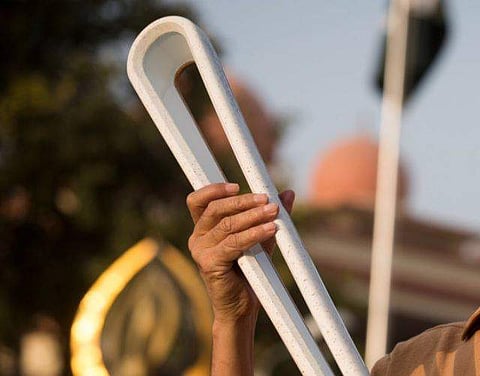 Queen's Baton for the 2018 Commonwealth Games ( Photo | Margaret Adamson Twitter)