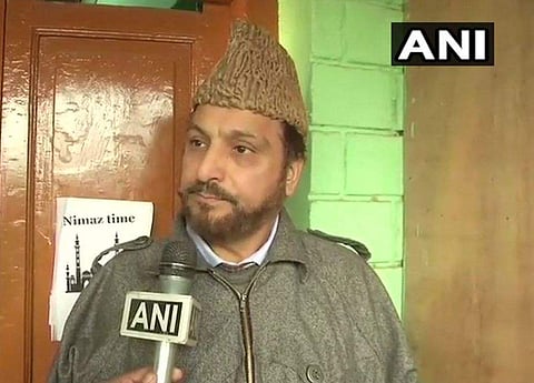 Jammu and Kashmir’s Deputy Grand and vice-chairman of State Muslim Personal Board, Mufti Nasir-ul-Islam | Photo: ANI/Twitter