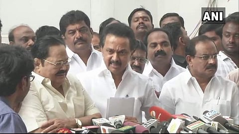 DMK boycotted governor's address on first day of Tamil Nadu Assembly session. (Photo | ANI)