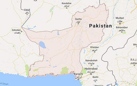 Map of Balochistan