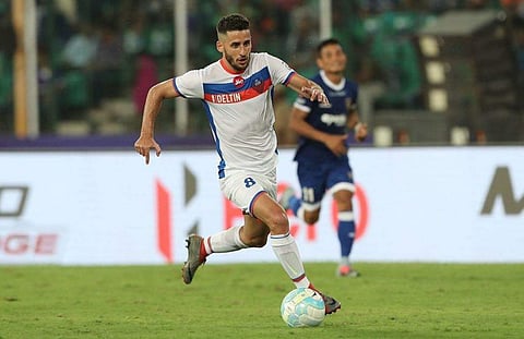 Ferran Corominas (FC Goa): The firebrand Spanish forward is the most successful goal scorer of the season, having scored 9 goals from 8 appearances. (Photo: Twitter/Indian Super League)