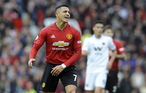 Manchester United striker Alexis Sanchez