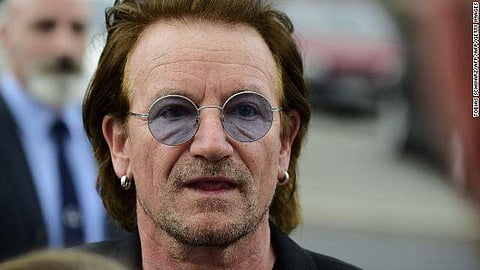 Singer Bono. (Photo: Facebook)