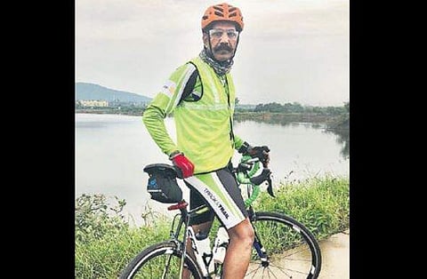 Until seven years ago, Babu indulged in fitness only because his occupation demanded it