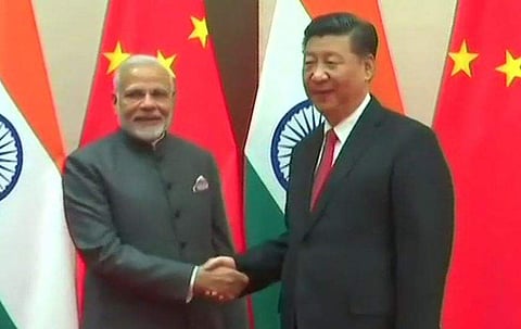 Prime Minister Narendra Modi met Chinese President Xi Jinping. (File | ANI)