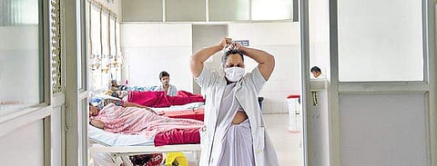 Rajiv Gandhi Institute of Chest Diseases has separate wards for H1N1 patients  | Nagaraja Gadekal