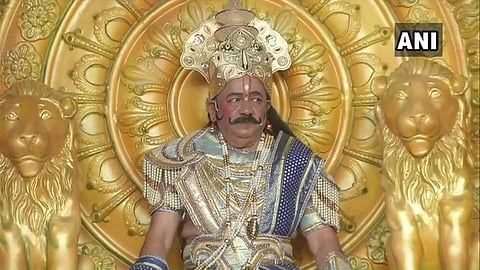 Environment Minister Harsh Vardhan as King Janak for Ramleela. (Photo| PTI)