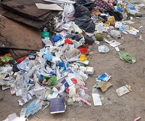 Streets overflowing with garbage in Vijayawada | EPS