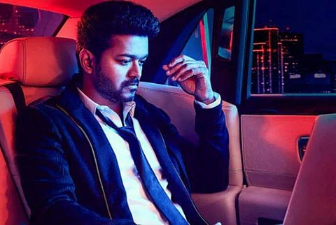 A still from Vijay-starrer 'Sarkar'.