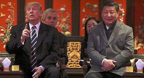 President Donald Trump and Chinese President Xi Jinping (Photo | File/AP)