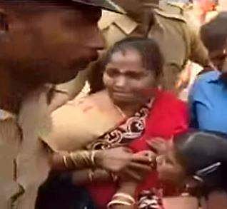 The protesters had put every impediment on her way, but Madhavi was able to break the barriers at Nilackal and Pamba accompanied by police as she trekked higher.