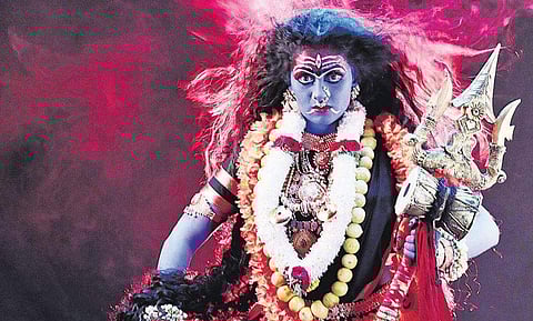 Kali avatar for Radhika Kumaraswamy in Bhairadevi