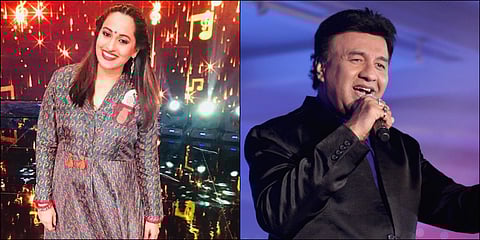Singer Shweta Pandit; music composer Anu Malik (Photos | File)