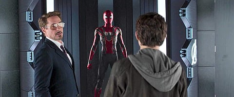 Robert Downey Jr and Tom Holland in Spider-Man: Far From Home (Photo | IMDB)