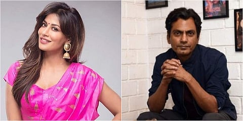 Actors Chitrangada Singh and Nawazuddin Siddiqui. (Photos | Twitter
