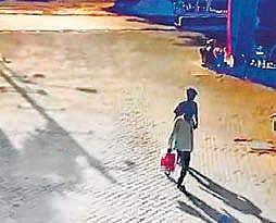 CCTV footage of the two boys at a petrol pump in Jagtial town | Express