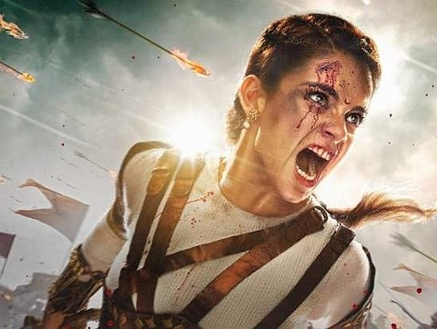 Kangana Ranaut as 'Manikarnika' (Photo | Twitter)