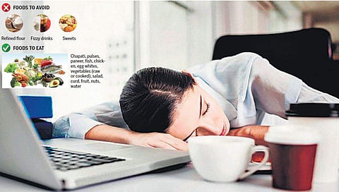 Afternoon slump: Blame your diet