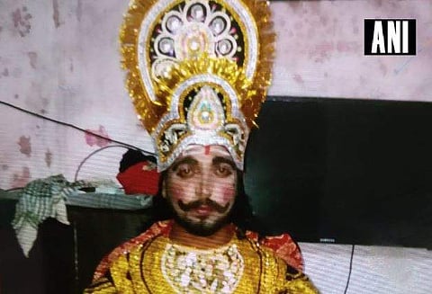 Artist Dalbir Singh who played Ravana killed in Amritsar train accident. (Photo | ANI)