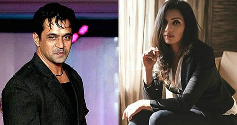 In collage: Arjun Sarja and Sruthi Hariharan (Photo | Instagram)