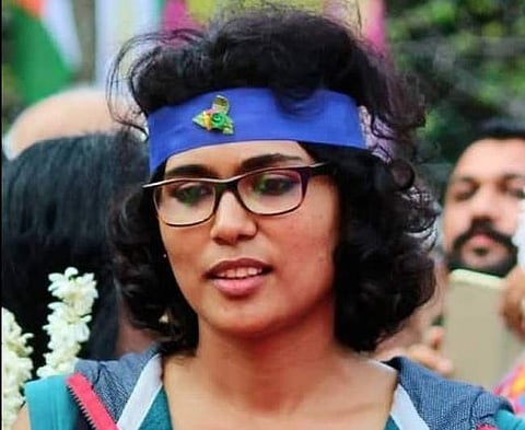 Activist Rehna Fathima (Facebook photo)