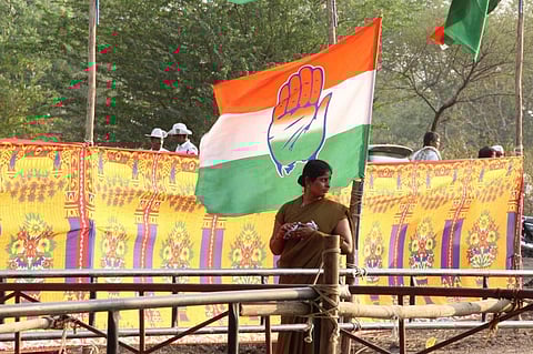 Image of Congress flag used for representational purpose only. (Photo| PTI)