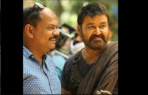 Rosshan Andrrews and Mohanlal (Photo | Facebook)