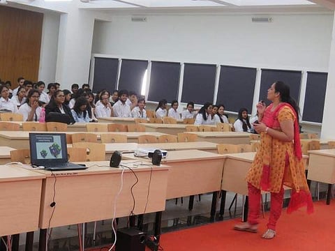 A classroom in Symbiosis Law School, Hyderabad (Photo | College website)