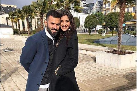 Sonam Kapoor with husband Anand S. Ahuja. (Photo | Instagram)