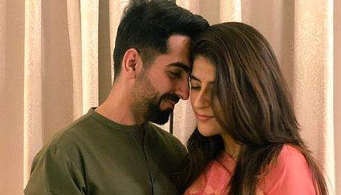 Ayushmann Khurana takes all limelight, fasts for wife Tahira on Karva Chauth