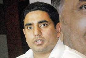 TDP general secretary Nara Lokesh.