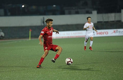 Naorem Mahesh Singh did the star turn for Shillong Lajong against Aizawl FC  (Photo | I-League webiste)