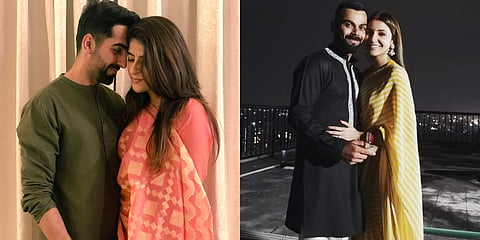 It is Karva Chauth today and married women across North India are decked up for the festival, waiting for the moon to pray for their husband's long life. B-town celebrities took to social media to proclaim their love and support.