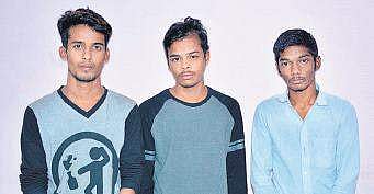 The three-member gang that has been arrested by police on Monday | Express