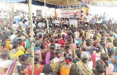 Many of the residents of these villages are farmers who barely manage to eke out a living.