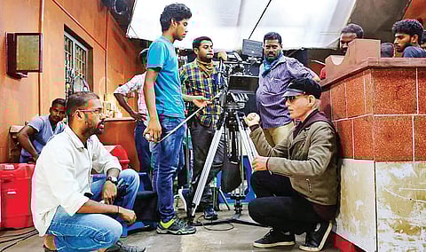 Saravanan with director Ramkumar