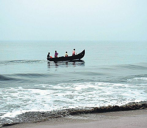Fishermen at Cherai beach