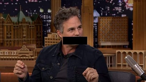 Mark Ruffalo in the Jimmy Fallon show. YouTube screengrab