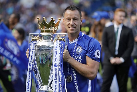 Former England captain John Terry announced his retirement from football on Sunday with the 37-year-old central defender now set to pursue a career in management. (Photo | AP)