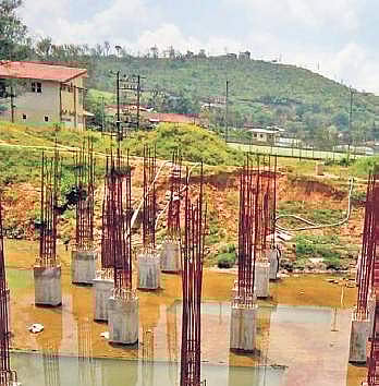 Mini Vidhana Soudha site in Madikeri