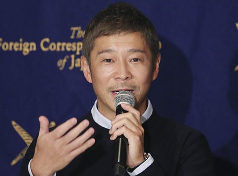 Billionaire Japanese tycoon and future space tourist Yusaku Maezawa .(Photo | AP)