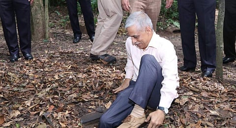 Lt.Gen PS Rajeshwar. (Photo | Twitter/ @nsitharaman)