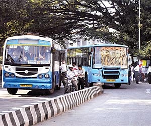 Image of a bus bay used for representational purpose only. (Photo| Sudhakar Jain)