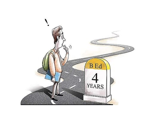 Long road :  B.ED course duration to be extended 