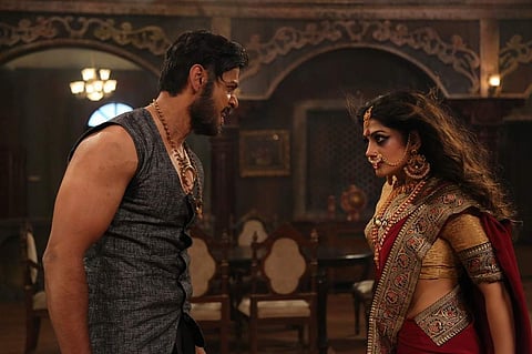 Loki and Radhika Kumaraswamy in 'Damayanti'