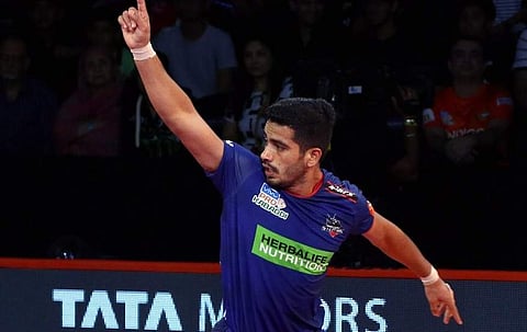 Haryana Steelers beat U Mumba 35-31 in a closely-fought battle. (Photo: Twitter / @ProKabaddi)